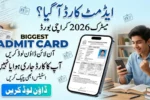 Karachi Matric Board Admit Card 2026 Issued Online Download and Check